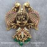 92.5 Silver Gold Polished Pendant