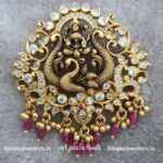 92.5 Silver Gold Polished Pendant