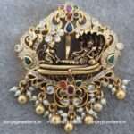 92.5 Silver Gold Polished Pendant