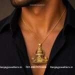 92.5 Silver Gold Polished Pendant