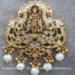 92.5 Silver Gold Polished Pendant