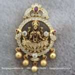 92.5 Silver Gold Polished Pendant