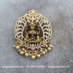 92.5 Silver Gold Polished Pendant