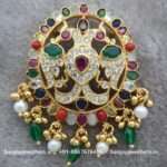 92.5 Silver Gold Polish Pendant
