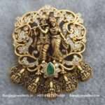 92.5 Silver Gold Polished Pendant