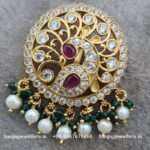 92.5 Silver Gold Polished Pendant