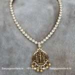 92.5 Silver Gold-Polished Necklace