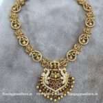 92.5 Silver Gold-Polished Necklace