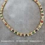 92.5 Silver Gold-Polished Necklace