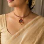92.5 Silver Gold-Polished Necklace