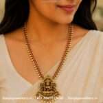 92.5 Silver Gold-Polished Necklace