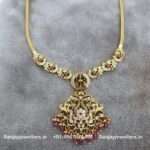 92.5 Silver Gold-Polished Necklace