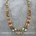 92.5 Silver Gold-Polished Necklace