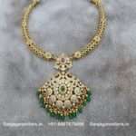 92.5 Silver Gold-Polished Necklace
