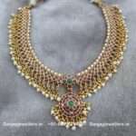 92.5 Silver Gold-Polished Necklace