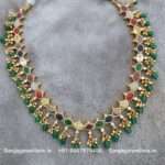 92.5 Silver Gold-Polish Necklace