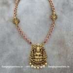 92.5 Silver Gold-Polished Necklace