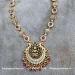 92.5 Silver Gold-Polish Necklace
