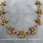 92.5 Silver Gold-Polish Necklace