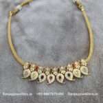 92.5 Silver Gold-Polished Necklace