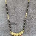 92.5 Silver Gold Polish Mangalsutra