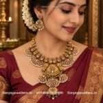 92.5 Silver Gold Polished Necklace