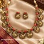 92.5 Silver Gold Polished Necklace