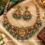92.5 Silver Gold Polished Necklace