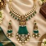 92.5 Silver Gold Polished Necklace