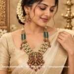 92.5 Silver Gold Polished Necklace