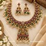 92.5 Silver Gold Polished Neckalce