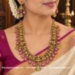 92.5 Silver Gold Polished Necklace