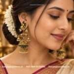 92.5 Silver Gold Polished Jhumky