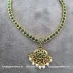 92.5 Silver Gold-Polish Necklace
