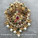 92.5 Silver Gold Polished Pendant