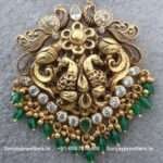 92.5 Silver Gold Polished Pendant