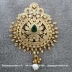 92.5 Silver Gold Polished Pendant
